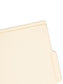 Shelf-Master® Reinforced Tab End Tab File Folders, 1/2-Cut Tab, Bottom Position, Manila Color, Letter Size, Set of 100, 086486241281