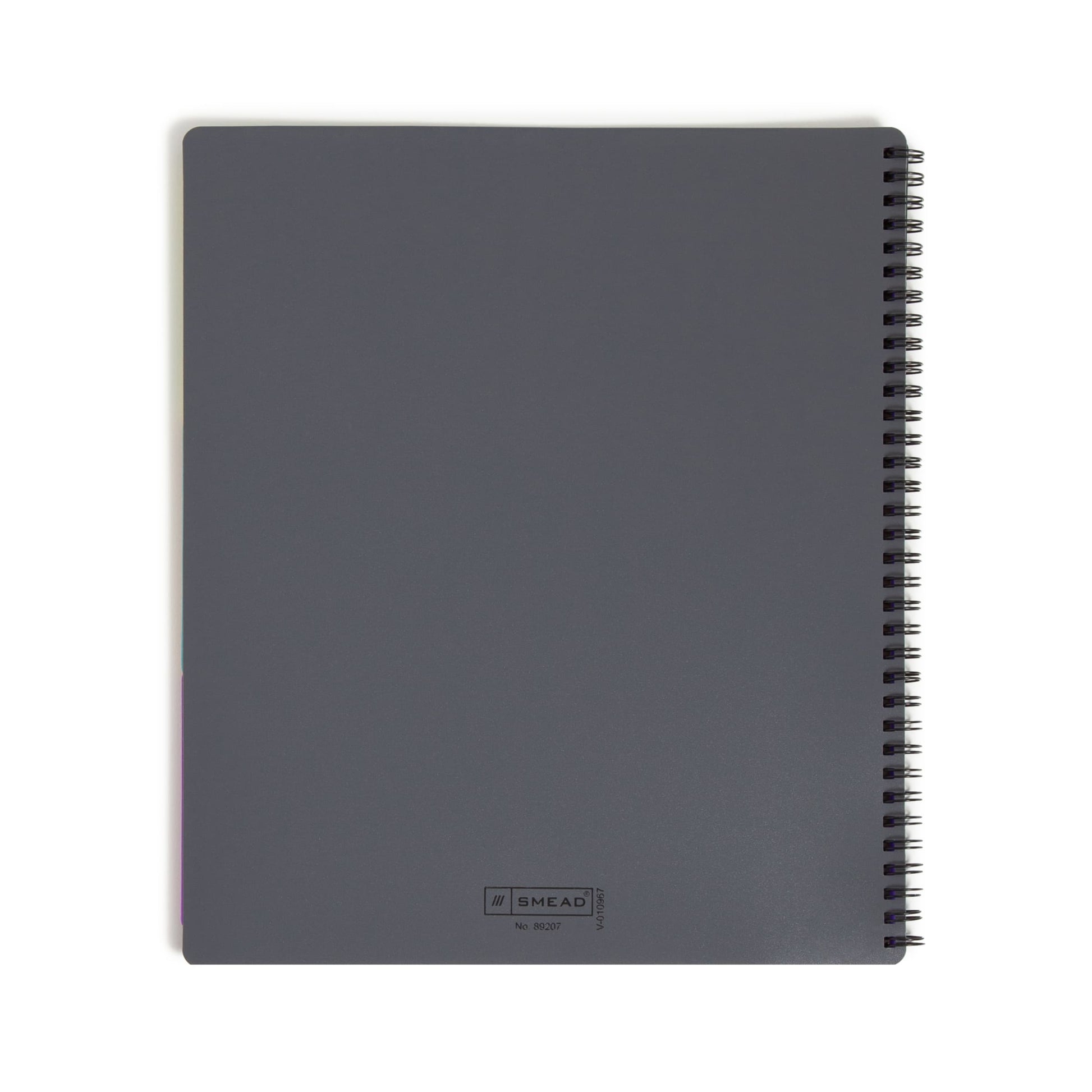 Poly Project Organizers, 12 Pockets, 1/3-Cut Tab, Gray Color, Letter Size, Set of 1, 086486892070