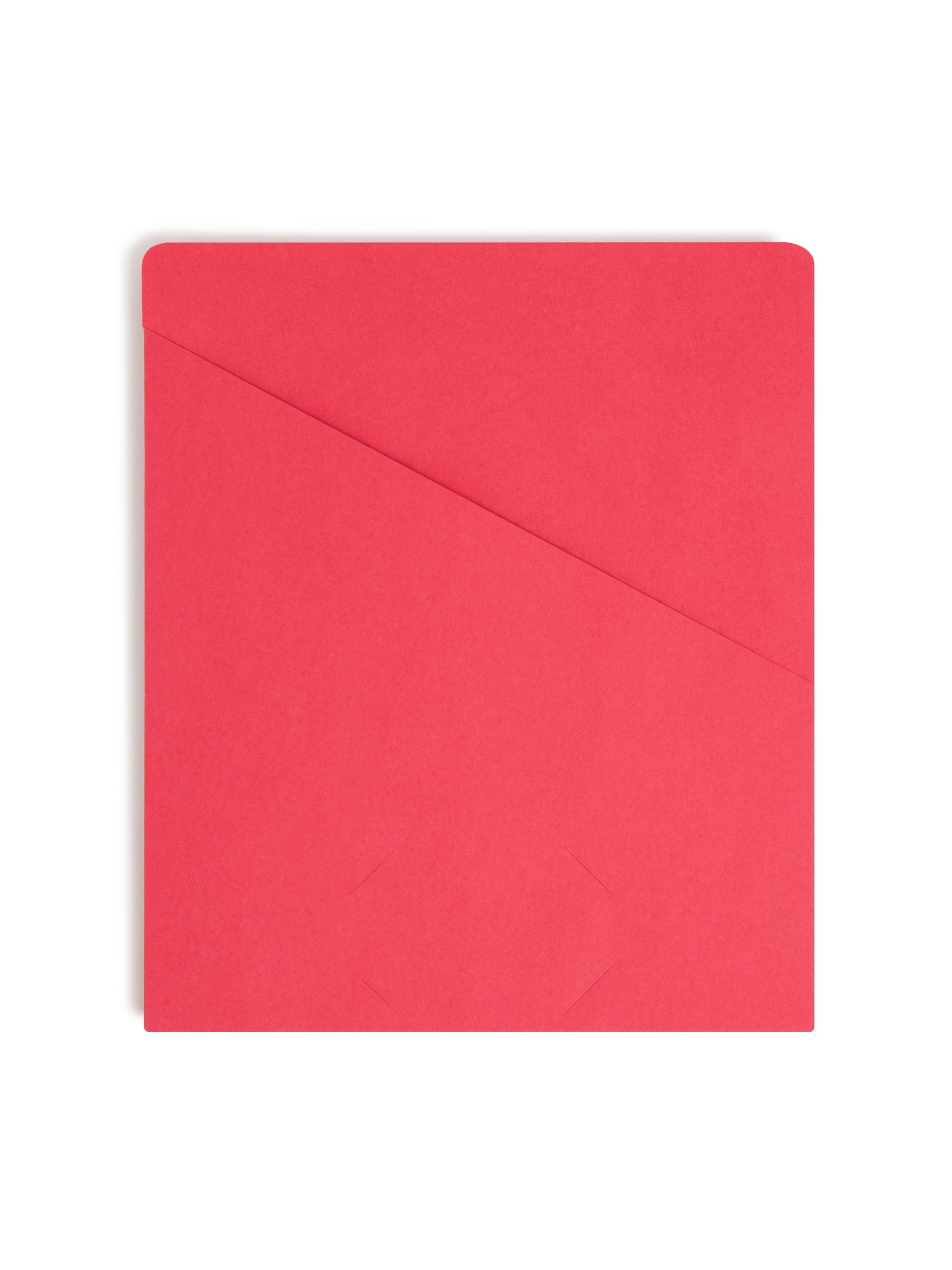 Organized Up® Slash Jackets, Flat-No Expansion, Assorted Colors Color, Letter Size, Set of 25, 086486754255