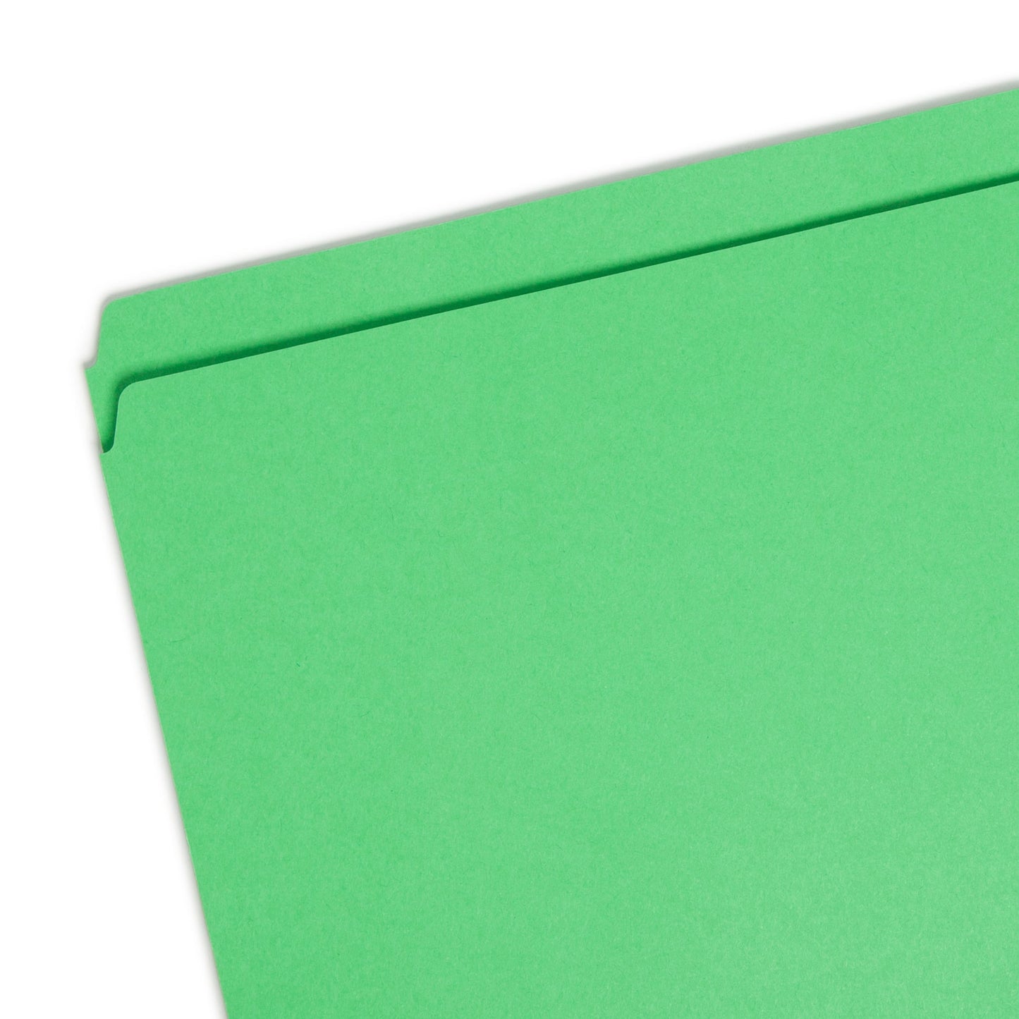 Standard File Folders, Straight-Cut Tab, Green Color, Letter Size, Set of 100, 086486109390