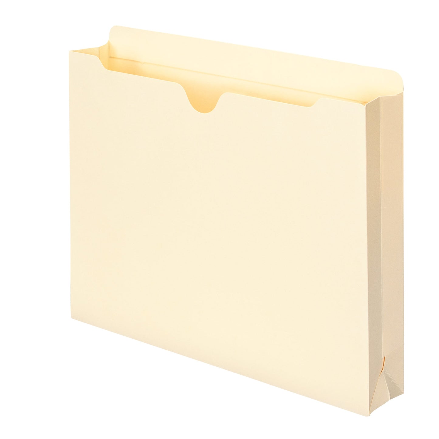 File Jackets, Flat-No Expansion, Straight-Cut Tab, Manila Color, Letter Size, Set of 100, 086486755658
