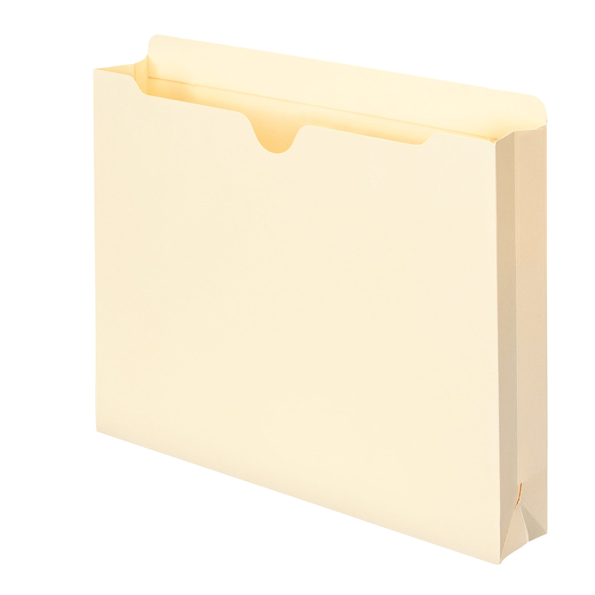 File Jackets, Flat-No Expansion, Straight-Cut Tab, Manila Color, Letter Size, Set of 100, 086486755658
