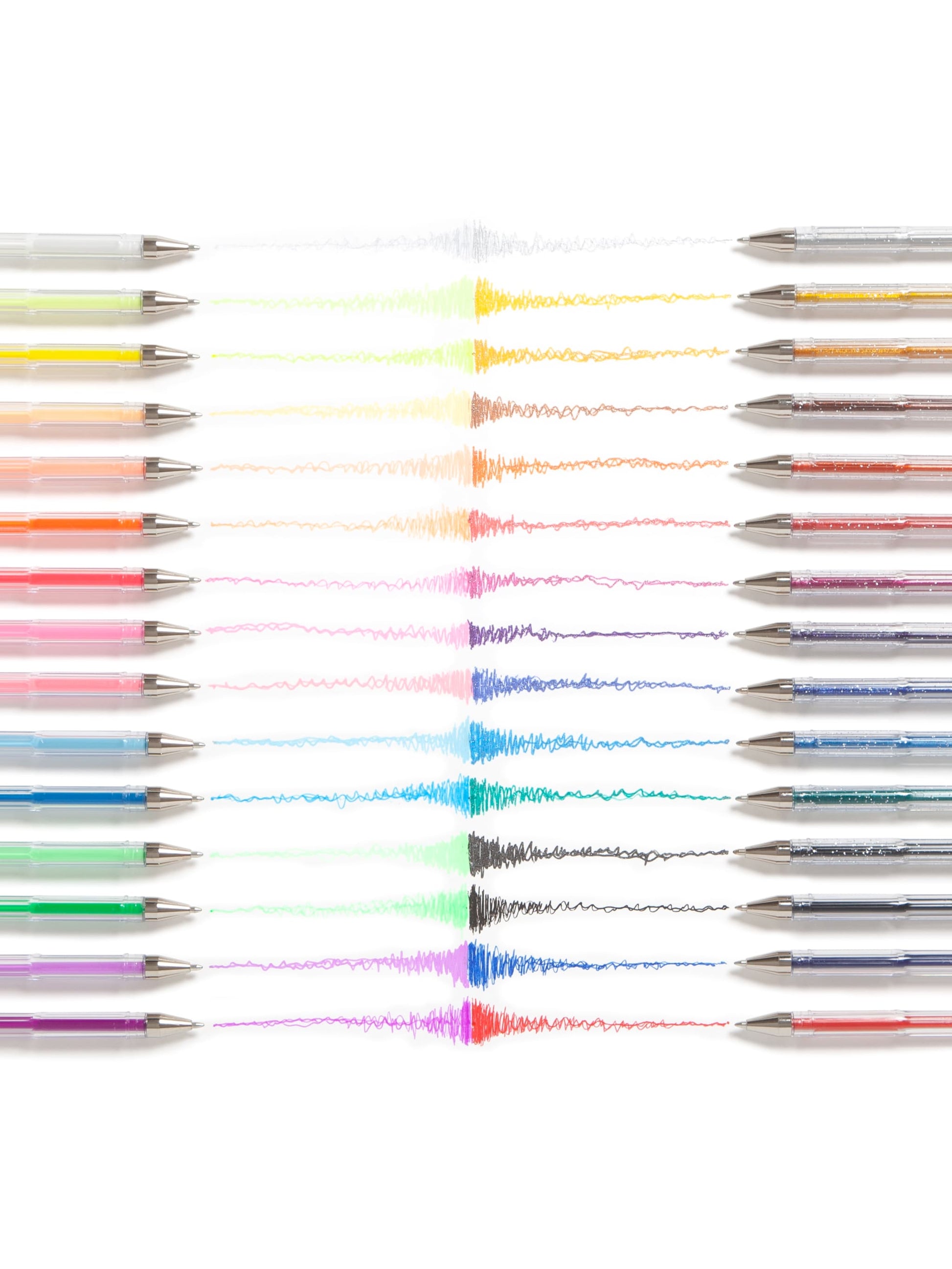 Gel Pens - Colored Ink, Assorted Colors, Assorted Colors, Set of 30, 817894022250