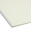 Pressboard File Folder, 1/3-Cut Tab Flat Metal, 1 inch Expansion, Gray/Green Color, Letter Size, 