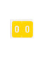 DCCRN Color-Coded Numeric Labels - Rolls, Assorted Colors Color, 1-1/4" X 1" Size, Set of 5000, 086486673501