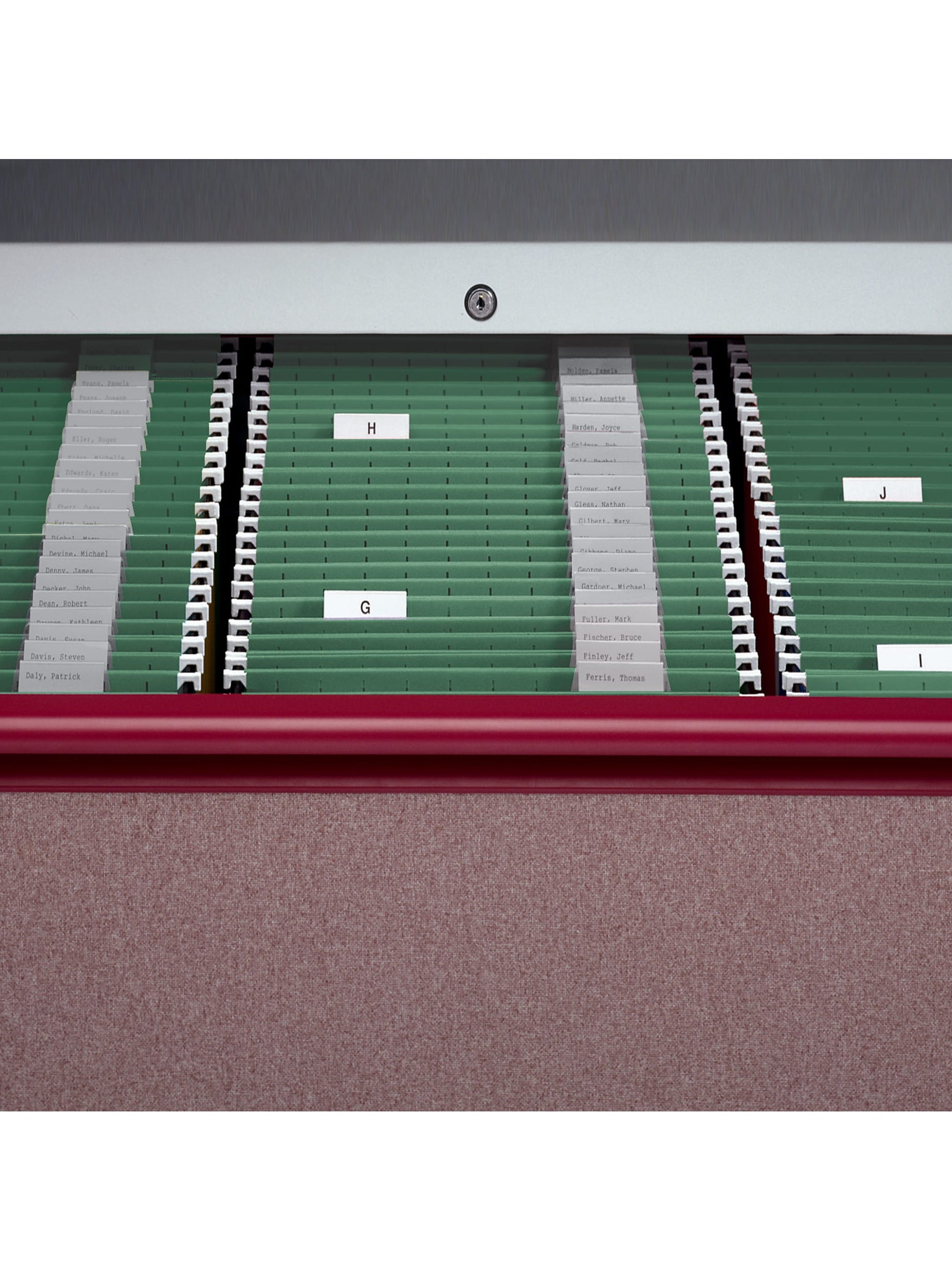Standard Hanging File Folders with 1/3-Cut Tabs, Standard Green Color, Letter Size, 