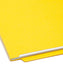 WaterShed® CutLess® End Tab Fastener File Folders, Straight-Cut Tab, Yellow Color, Letter Size, 086486259507