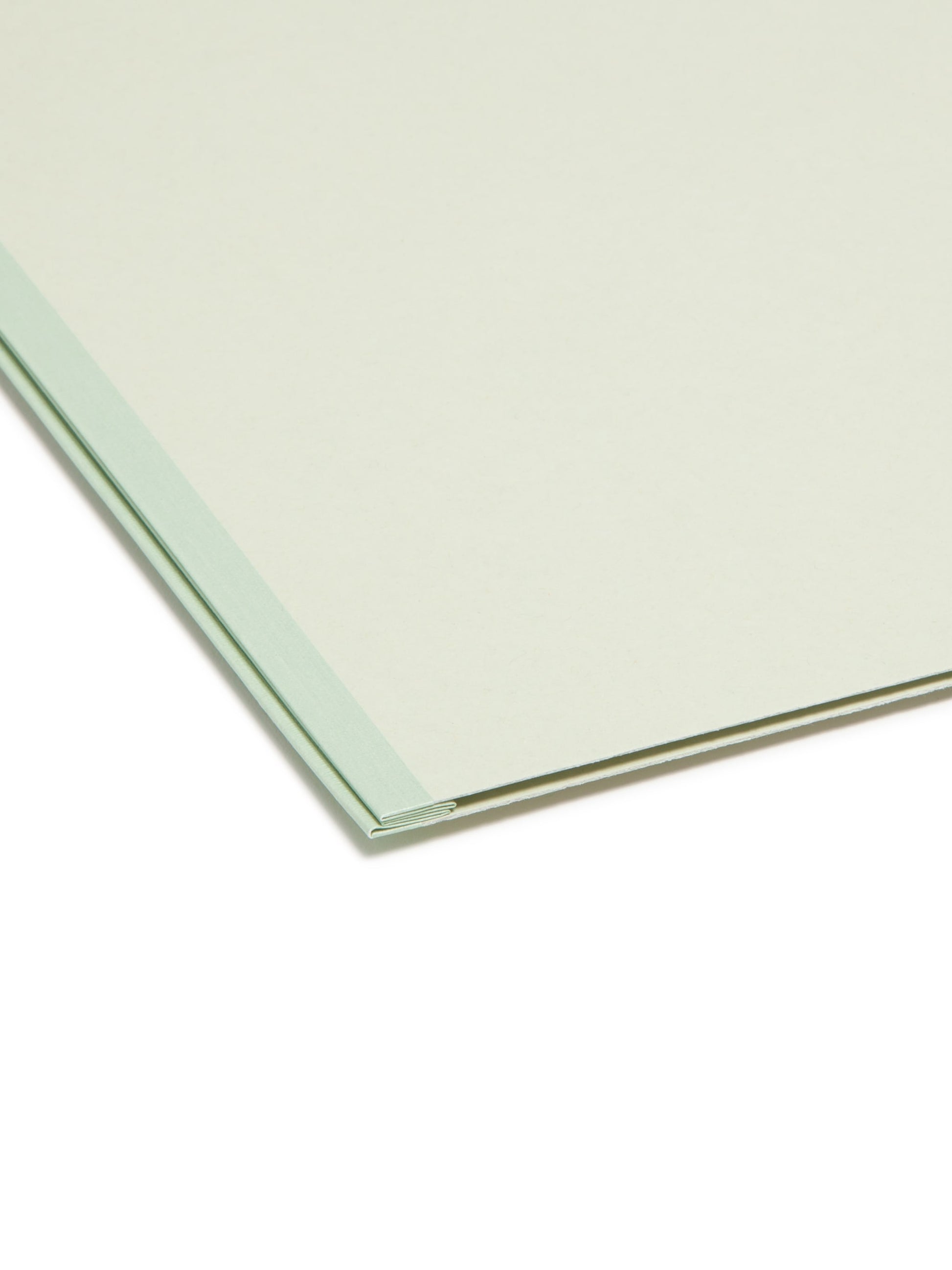 SafeSHIELD® Pressboard Fastener File Folders, 2/5-Cut Guide Height Right of Center Tab, Gray/Green Color, Legal Size, 