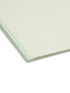 SafeSHIELD® Pressboard Fastener File Folders, 2/5-Cut Guide Height Right of Center Tab, Gray/Green Color, Legal Size, 