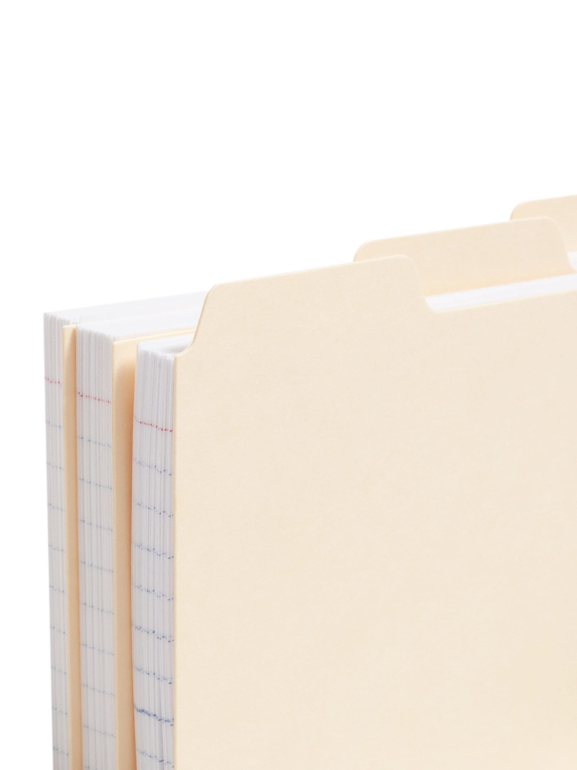 Heavyweight Card-Sized Guides with Blank or Alphabetic Tabs, Manila Color, 3" X 5" Size, Set of 100, 086486550307