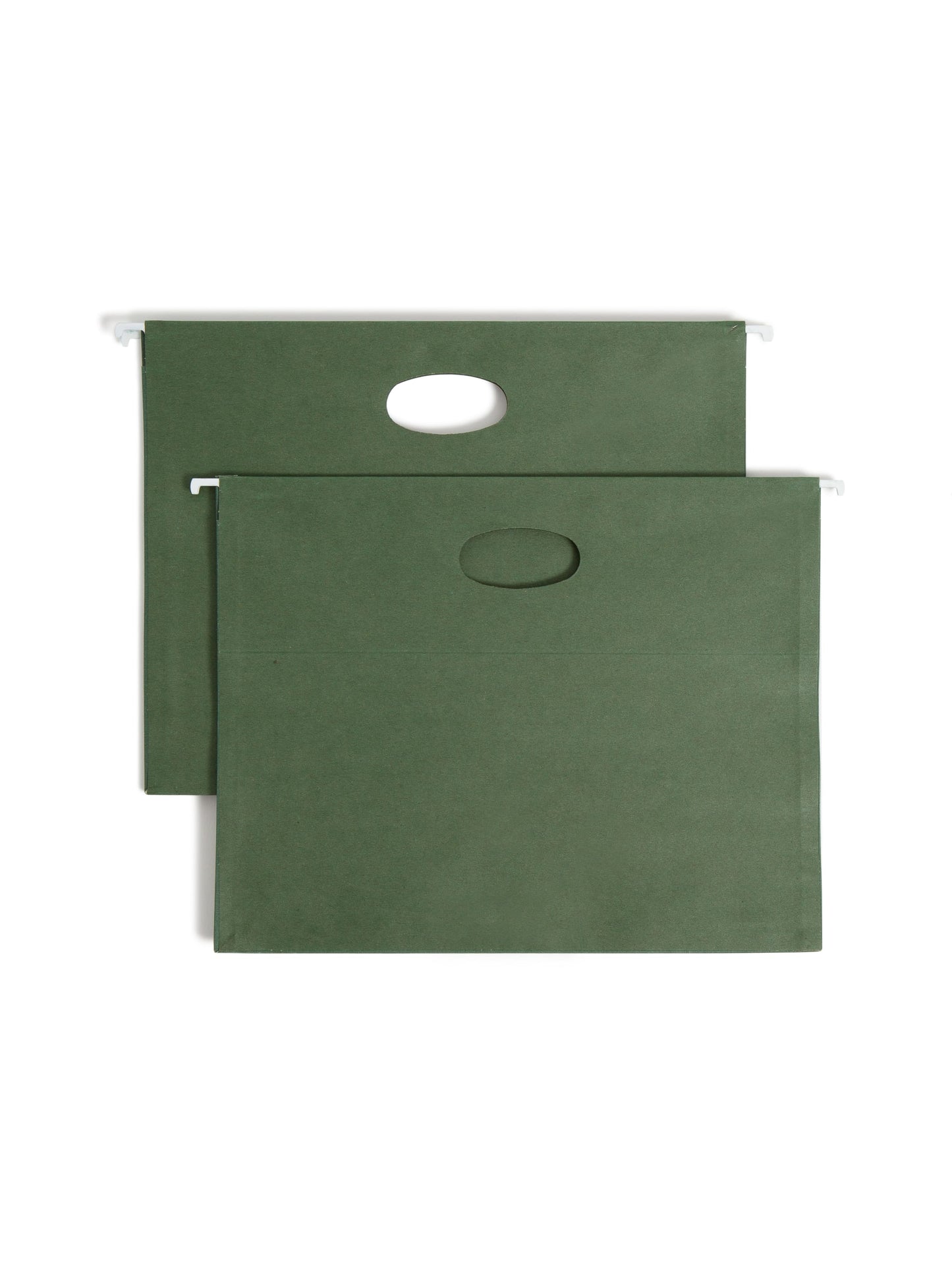 100% Recycled Hanging File Pockets, Standard Green Color, Letter Size, Set of 10, 086486642262