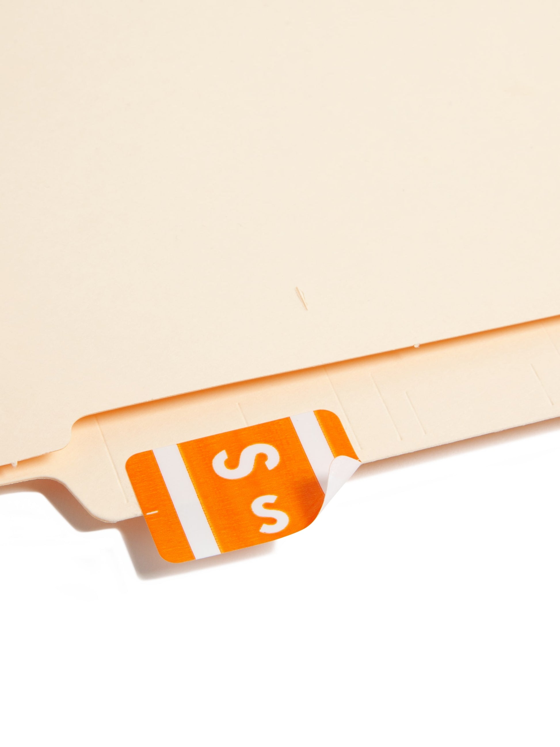 AlphaZ® ACCS Color Coded Alphabetic Labels - Sheets, Orange Color, 1" X 1-5/8" Size, Set of 100, 086486671897