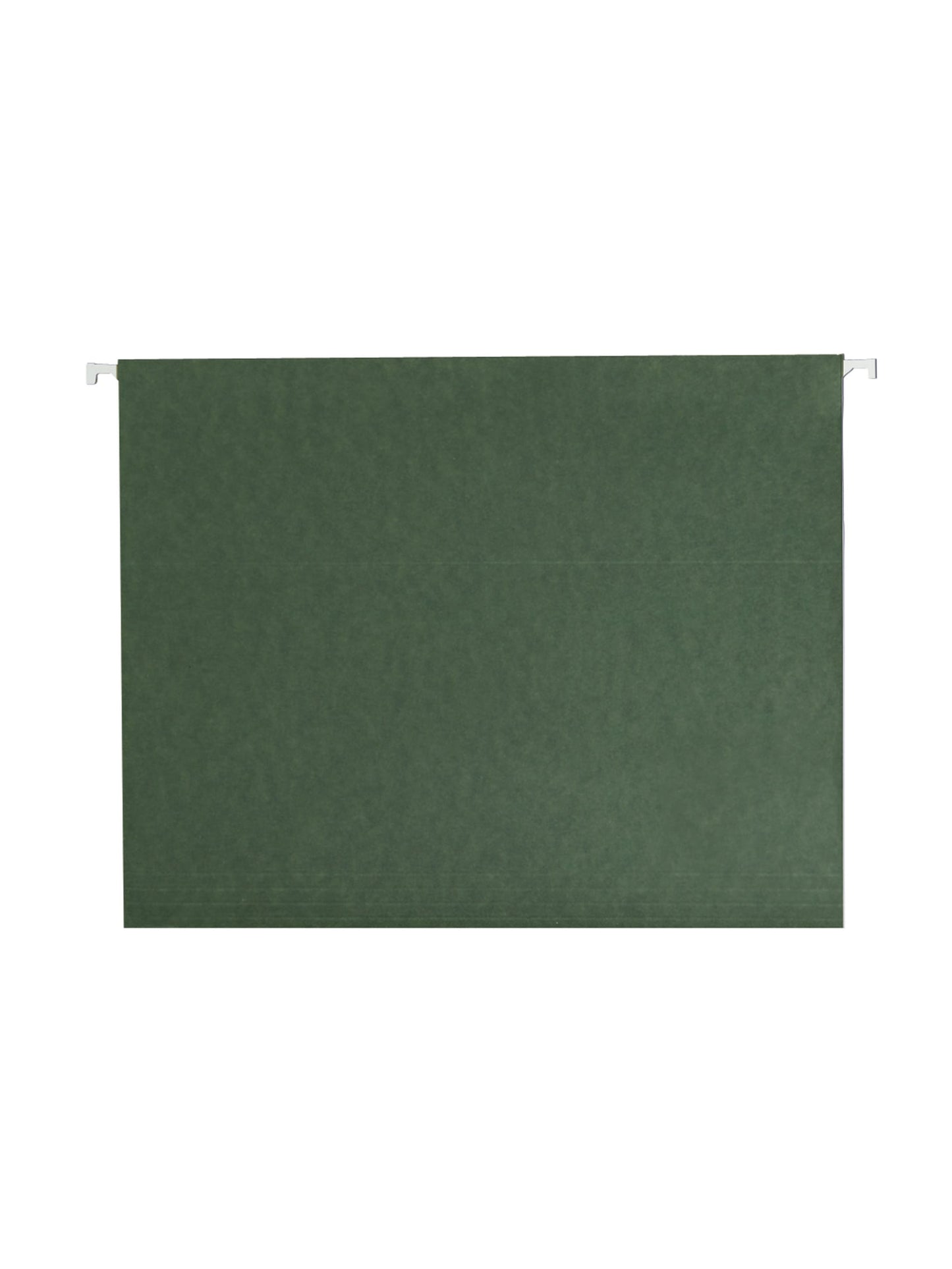 Standard Hanging File Folders, Without Tabs, Standard Green Color, Letter Size, 