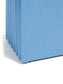 File Pockets, 5-1/4 inch Expansion, Straight-Cut Tab, Blue Color, Legal Size, Set of 0, 30086486742352