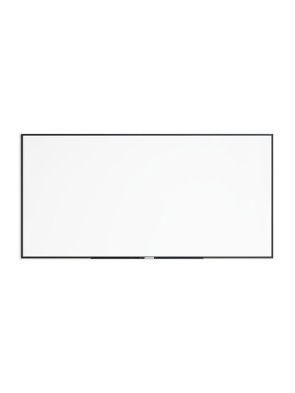 Metal Frame Dry Erase Board, Black, White, 47" x 95", 8 x 4, White, 47" X 95" Size, Set of 1, 817894028986