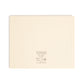 File Jackets, Flat-No Expansion, Straight-Cut Reinforced Tab, Manila Color, Letter Size, Set of 100, 30086486755000