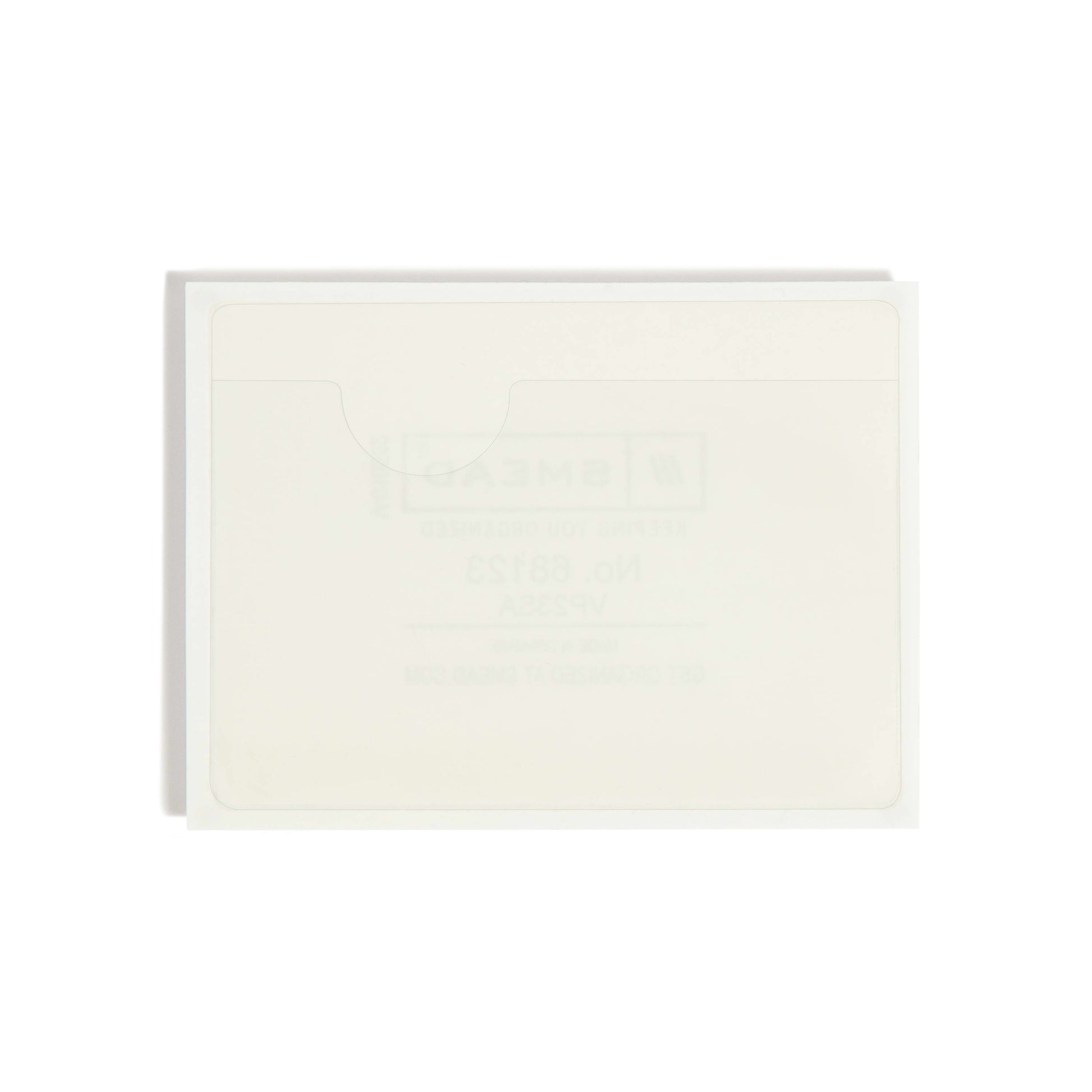 Self-Adhesive Poly Pockets, Clear Color, 2" X 3" Size, Set of 100, 086486681230