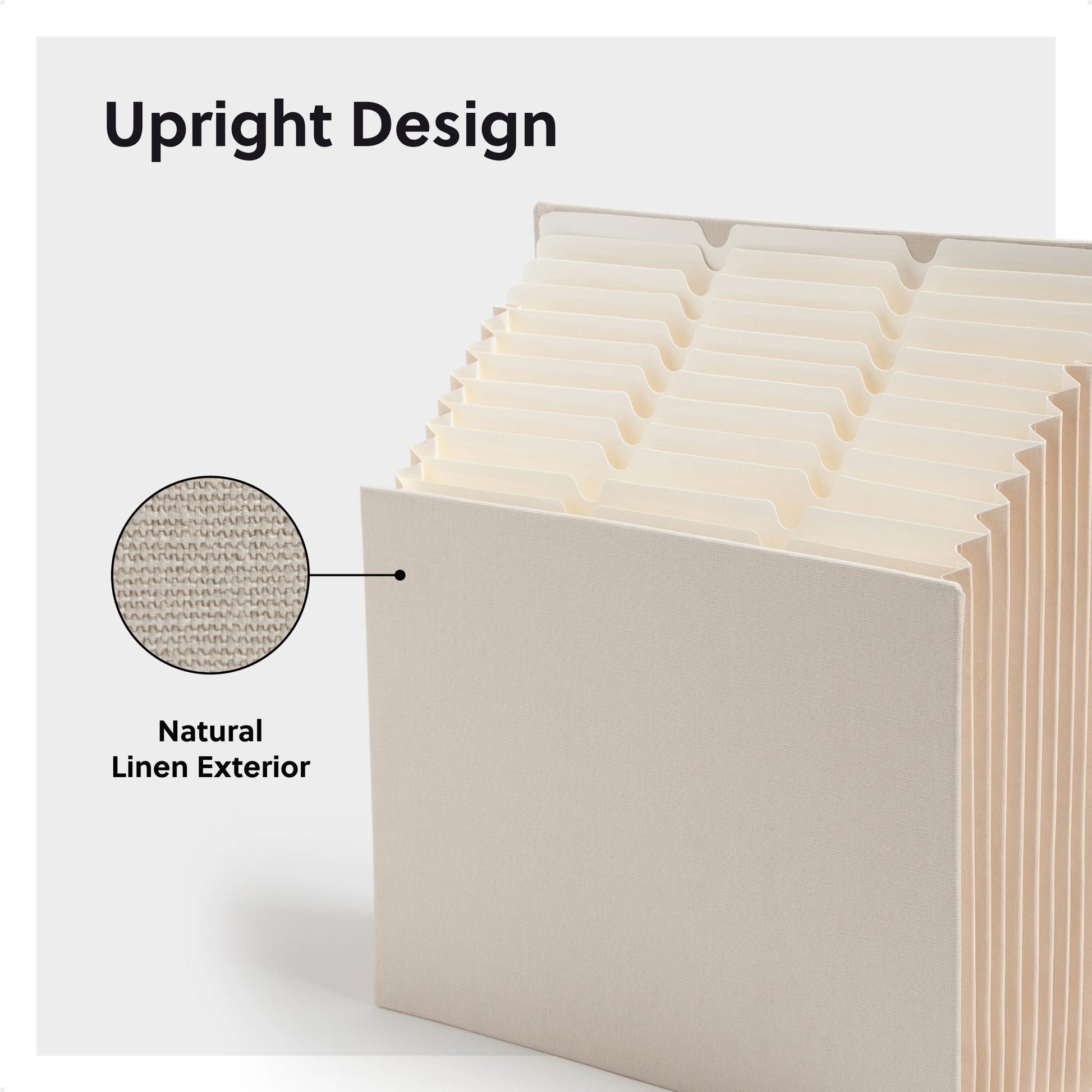 Expanding Stadium® File, 12 Pockets, Beige Color, 13.6" X 12.25" X 1.88" Size, Set of 1, 086486702263