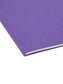 Reinforced Tab File Folders, 1/3-Cut Tab, Purple Color, Letter Size, Set of 100, 086486130349