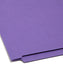 WaterShed® CutLess® End Tab Fastener File Folders, Straight-Cut Tab, Purple Color, Letter Size, 086486255509