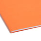 Reinforced Tab Fastener File Folders, 1/3-Cut Tab, 2 Fasteners, Orange Color, Legal Size, Set of 50, 086486175401
