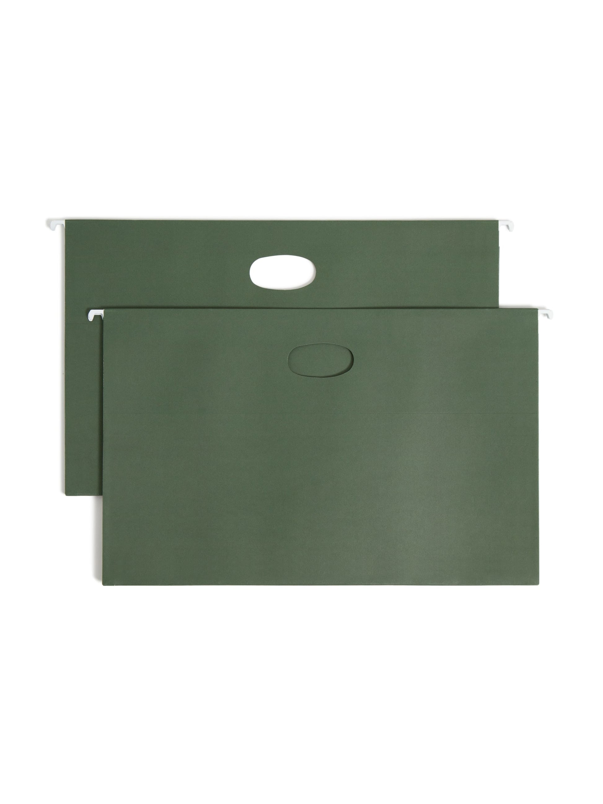 Hanging File Pockets, 3.5" Expansion, Standard Green Color, Legal Size, Set of 10, 086486643207