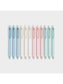 U-Eco Gel Pens, U-Eco, Assorted Colors, 5.63" x 0.41" x 0.54, Assorted Colors, 5.63" X 0.41" X 0.54 Size, Set of 12, 843463131429