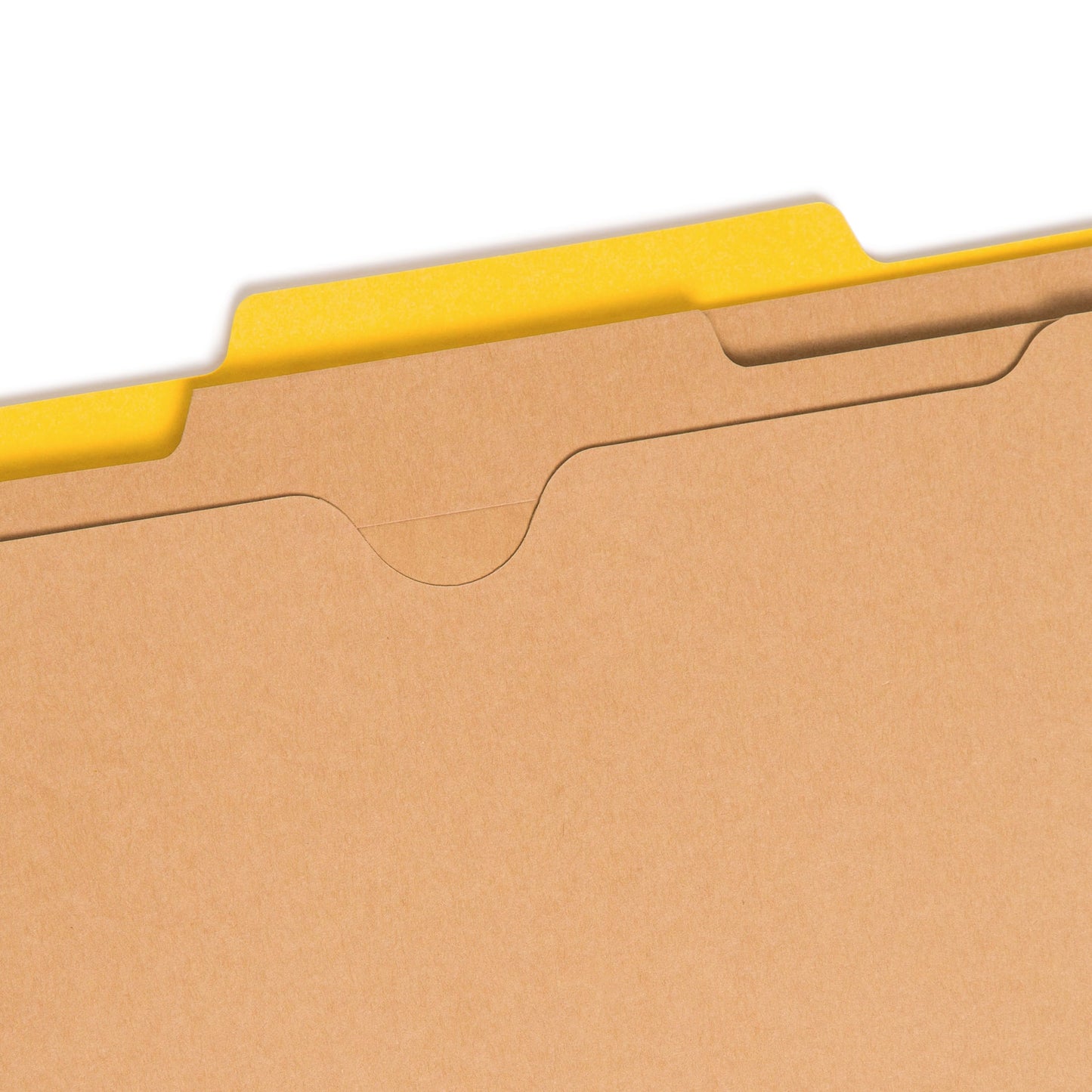 SafeSHIELD® Pressboard Classification File Folders with Pocket Dividers, Yellow Color, Legal Size, Set of 10, 30086486190849