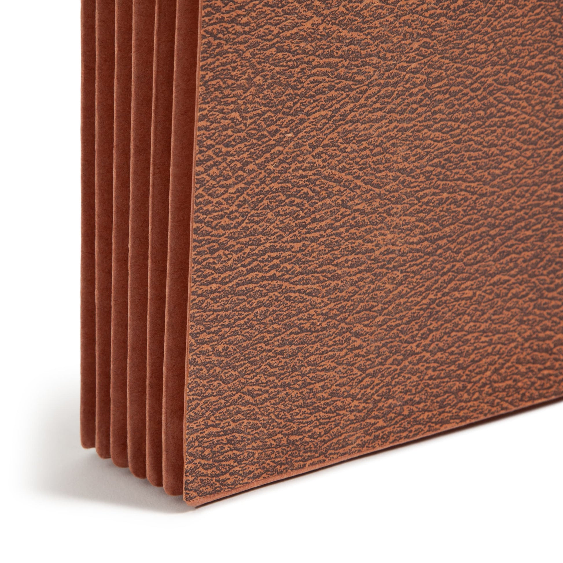 Redrope-Printed Partition Wallets with Elastic Cord, 5-1/4 Inch Expansion, 6 Pocket, 5 Divider, Brown Color, Legal Size, Set of 10, 30086486724754