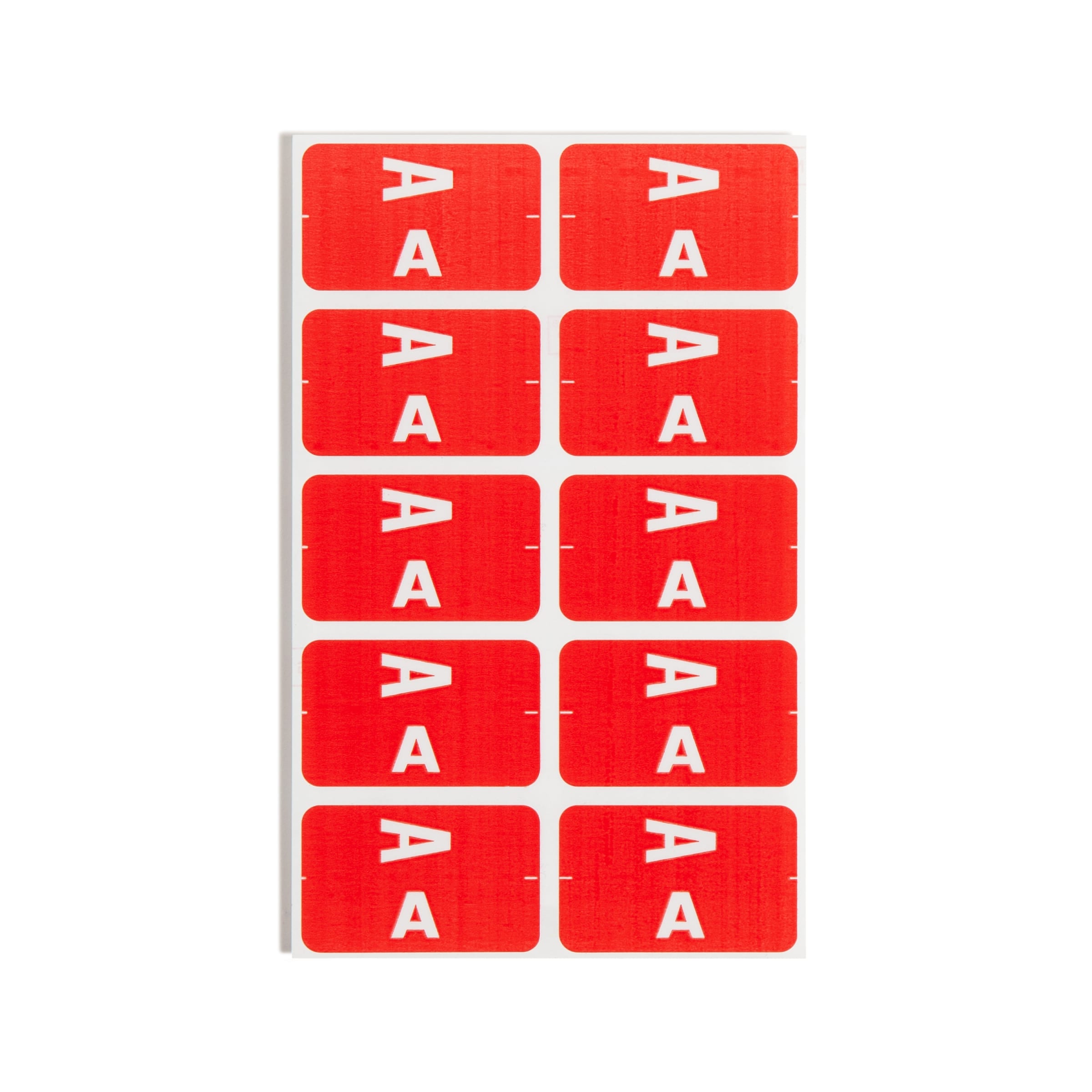 AlphaZ ACCS Color Coded Alphabetic Labels - Sheets