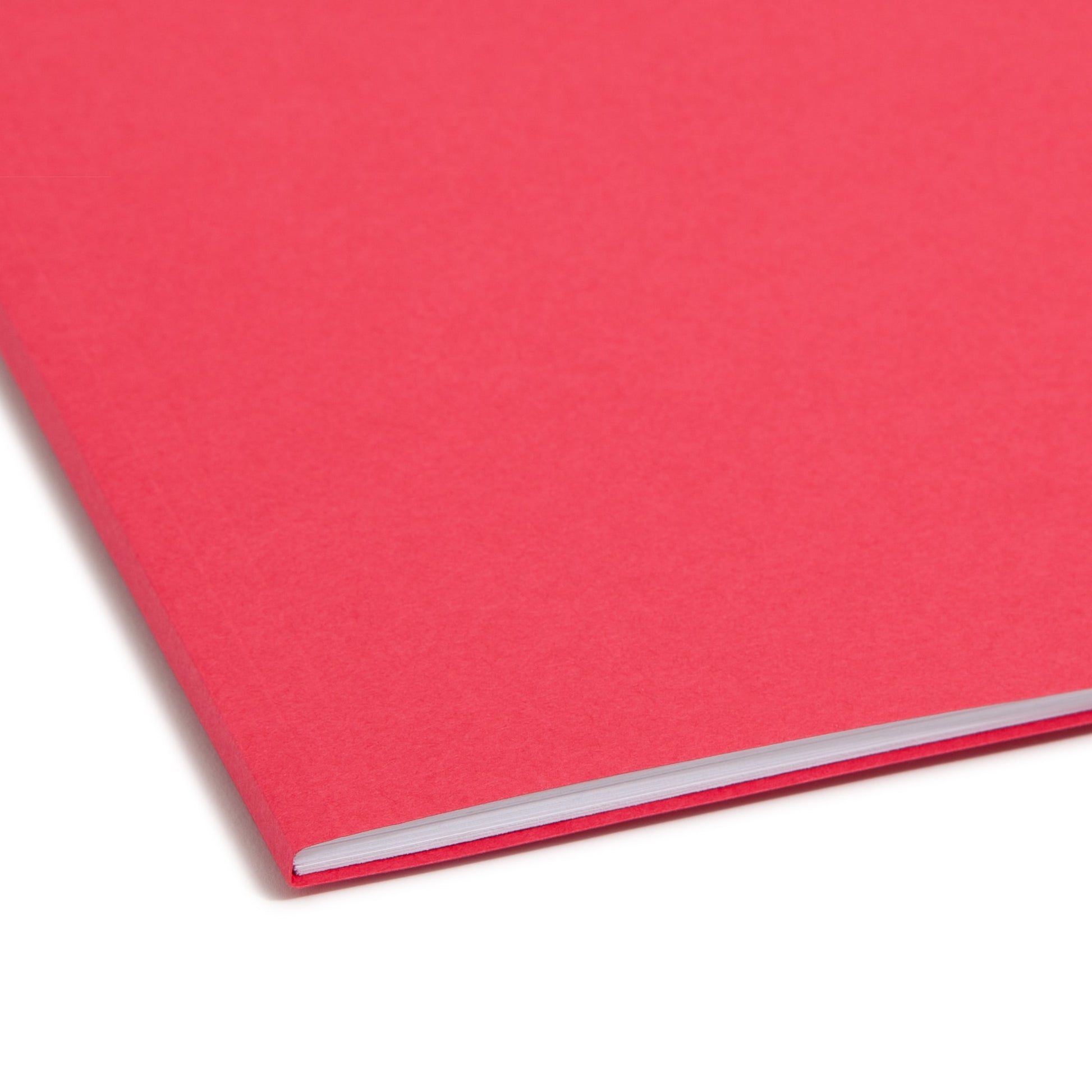 Reinforced Tab Fastener File Folders, 1/3-Cut Tab, 2 Fasteners, Red Color, Letter Size, Set of 50, 086486127400