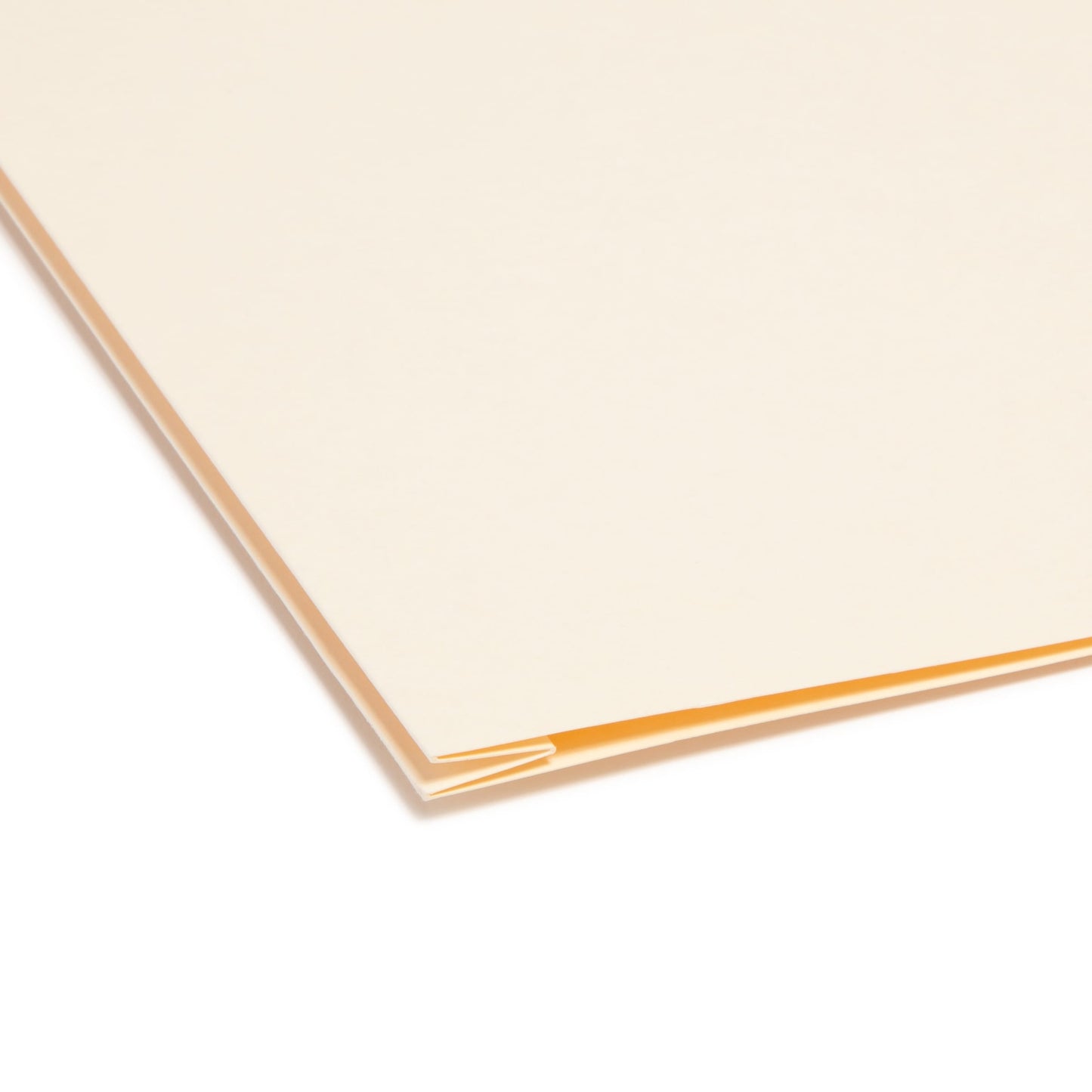 Reinforced Tab File Folders, 1.5 inch Expansion, 1/3-Cut Tab, Manila Color, Legal Size, Set of 50, 086486154055