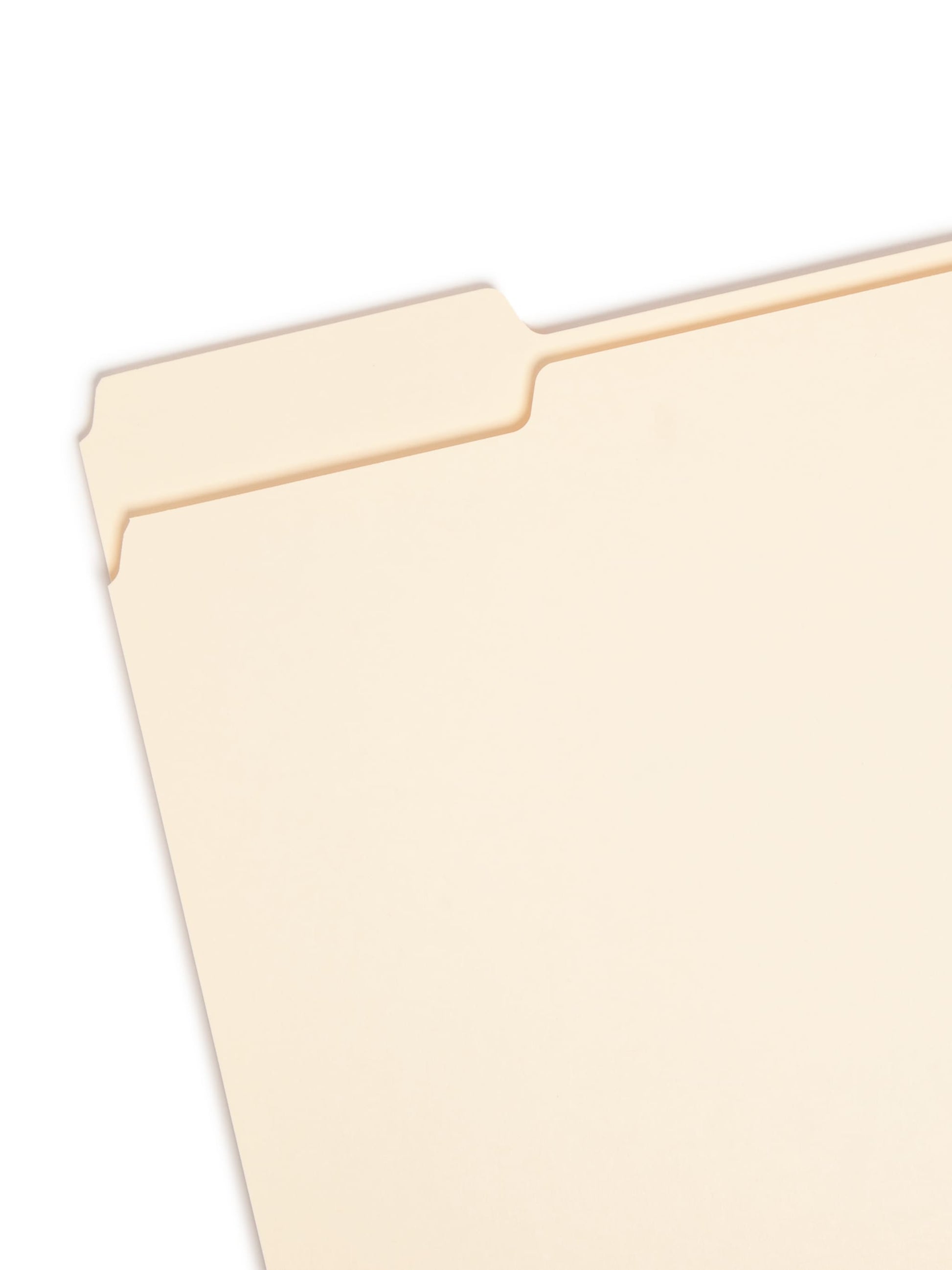 Standard File Folders, 1/3-Cut Left Tab, Manila Color, Letter Size, Set of 100, 086486103312