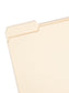 Standard File Folders, 1/3-Cut Left Tab, Manila Color, Letter Size, Set of 100, 086486103312