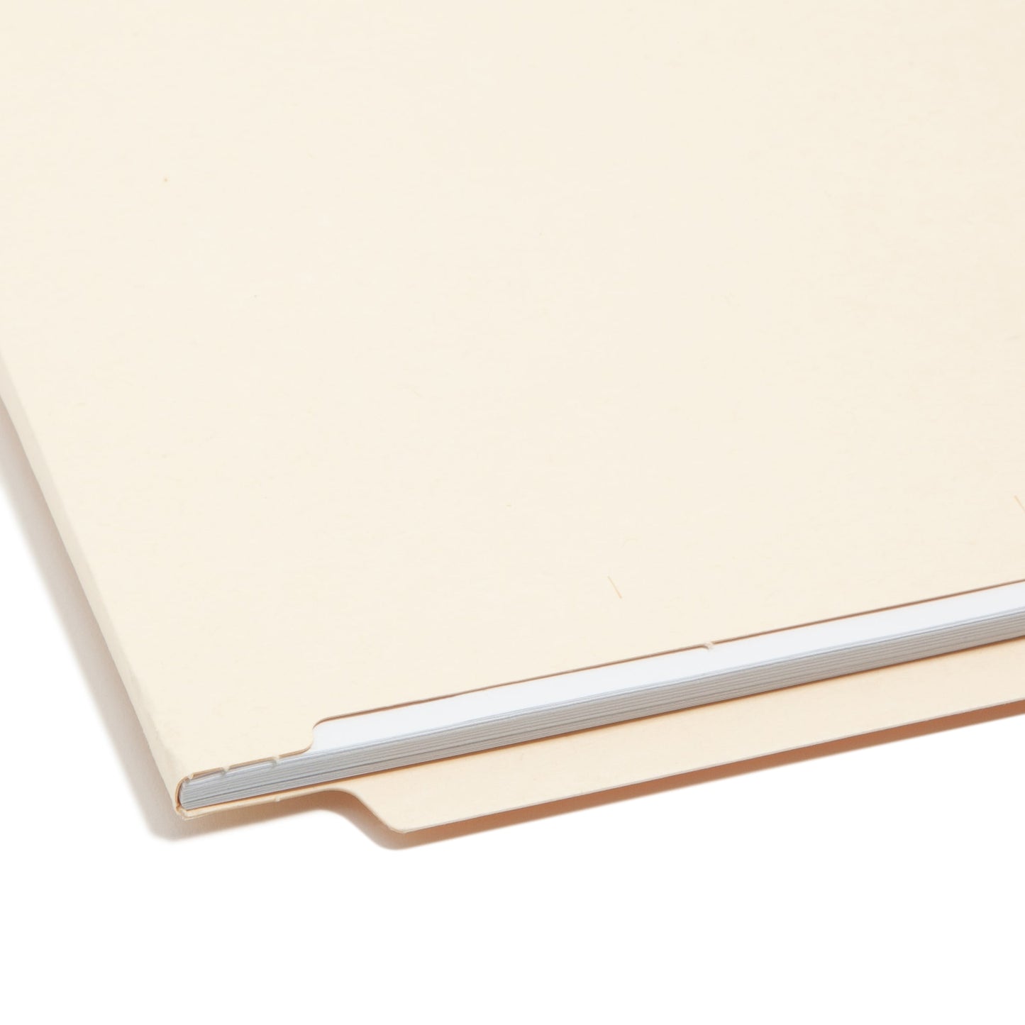 Shelf-Master® Reinforced End Tab Fastener File Folders, Straight-Cut Tab, 2 Fasteners, Bi-lingual, Manila Color, Letter Size, Set of 50, 086486246002