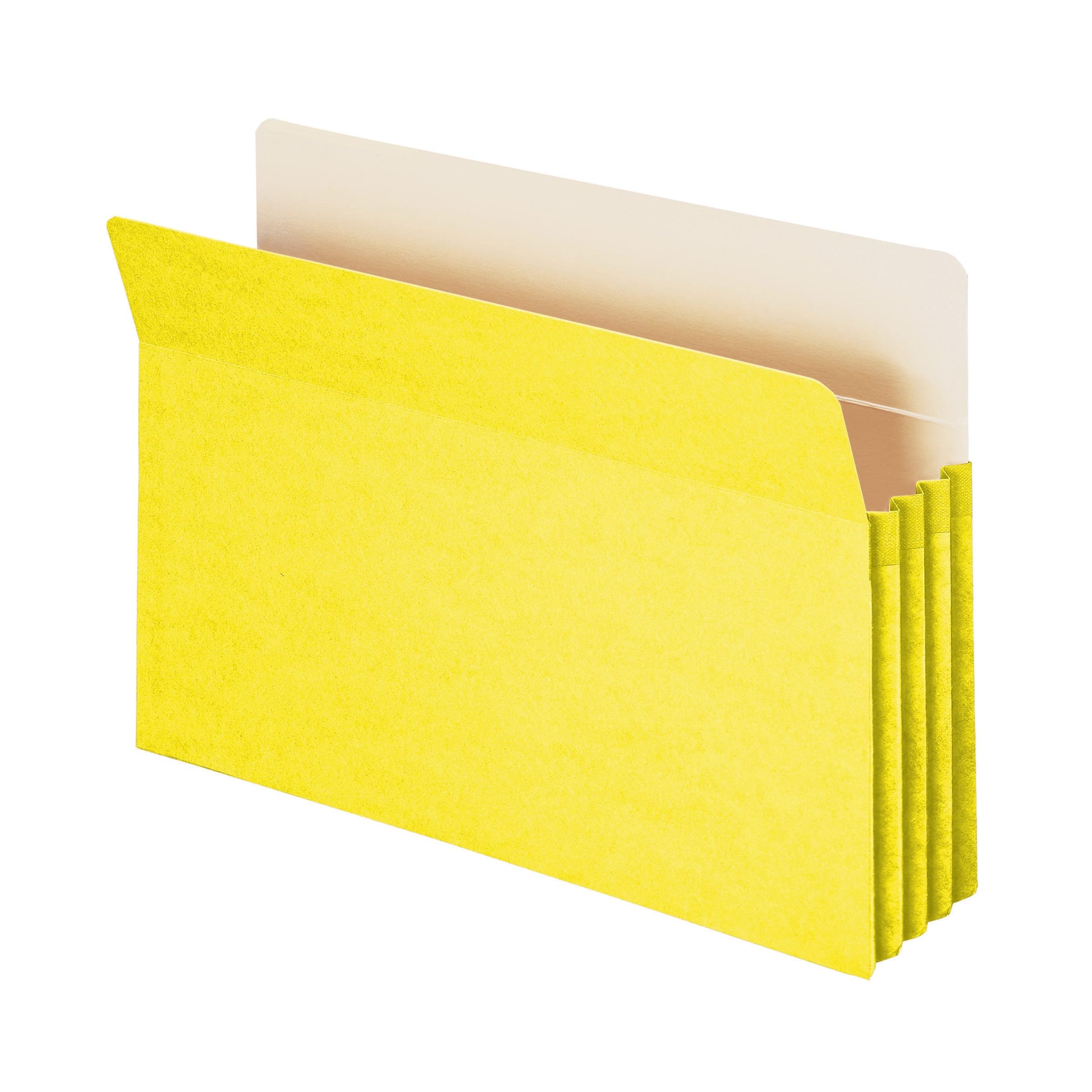 File Pockets, 3-1/2 inch Expansion, Straight-Cut Tab, Yellow Color, Legal Size, Set of 25, 30086486742338