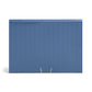 Poly Expanding Files with Flap, 12 Pockets, Wave Pattern, Blue Color, Letter Size, Set of 1, 086486708630