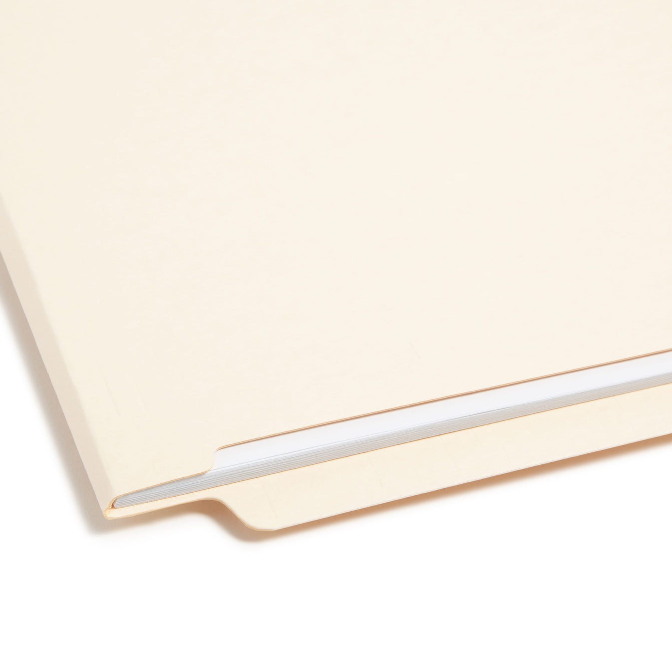End Tab Fastener Folders with Shelf-Master Reinforced Tab, Straight-Cut ...