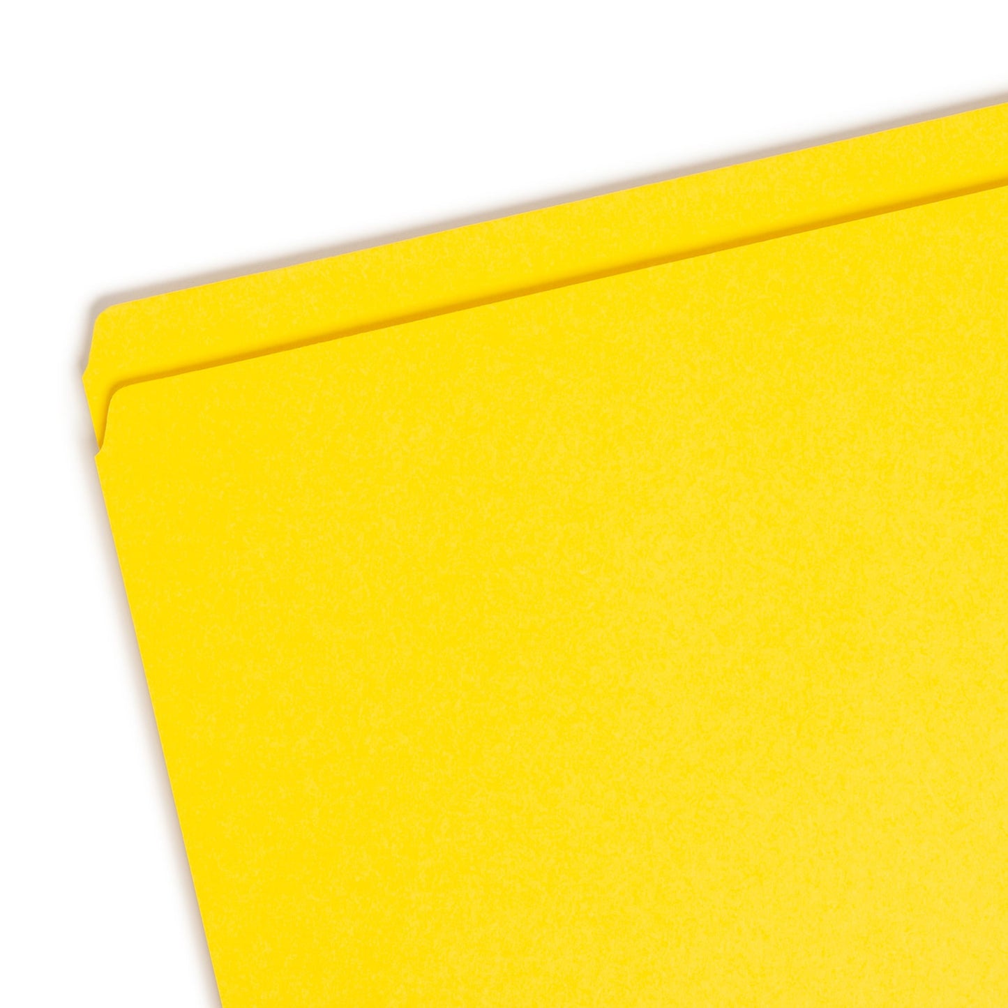 Reinforced Tab File Folders, Straight-Cut Tab, Yellow Color, Legal Size, Set of 100, 086486179102