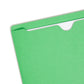 Colored File Jackets, Reinforced Straight-Cut Tab, No Expansion, Green Color, Letter Size, Set of 100, 30086486755031