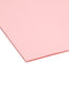 Standard File Folders, 1/3-Cut Tab, Pink Color, Letter Size, Set of 100, 086486126434