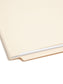 Shelf-Master® Reinforced End Tab Fastener File Folders with Antimicrobial Product Protection, Straight-Cut Tab, 2 Fasteners, Bi-lingual Packaging, Manila Color, Letter Size, Set of 50, 086486341172