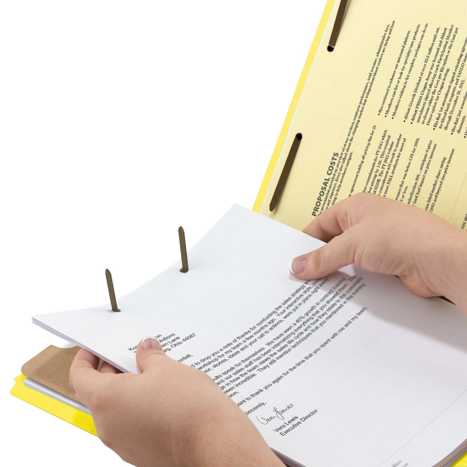 Pressboard Classification File Folders, 2 Dividers, 2 inch Expansion, Assorted Colors Color, Letter Size, Set of 5, 086486140492