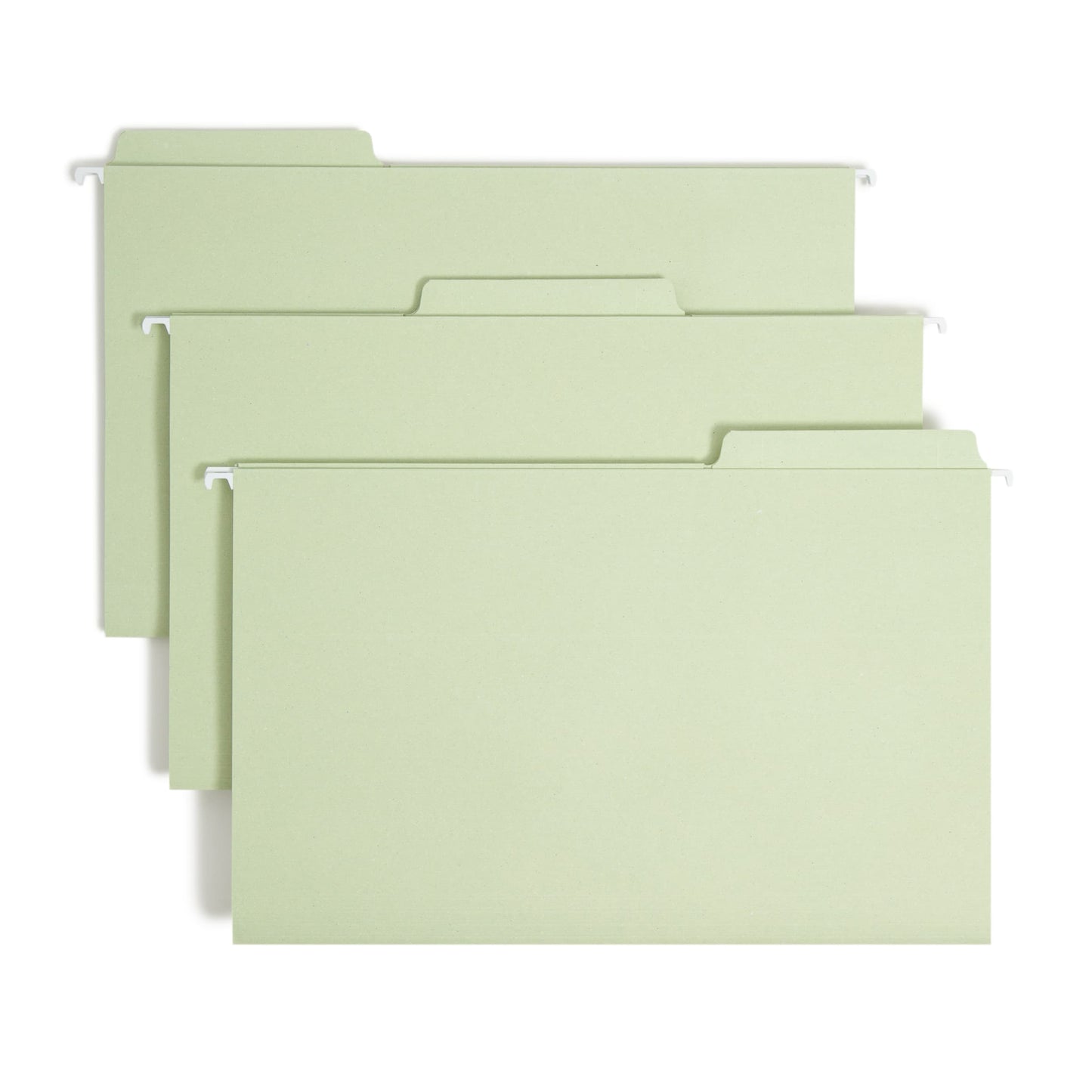 FasTab® Hanging File Folders, 1/3-Cut Tab, Moss Green Color, Legal Size, Set of 20, 086486640831