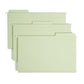 FasTab® Hanging File Folders, 1/3-Cut Tab, Moss Green Color, Legal Size, Set of 20, 086486640831
