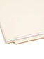 Shelf-Master® Reinforced End Tab File Folders, Straight-Cut Tab, 9-1/2 inch Front, Manila Color, Letter Size, Set of 100, 086486241106