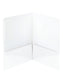 High Gloss Two-Pocket Folders, White Color, Letter Size, 30086486878839