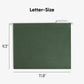Standard Hanging File Folders with 1/5-Cut Tabs, Standard Green Color, Letter Size, Set of 50, 086486640299