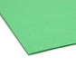 Standard File Folders, 1/3-Cut Tab, Green Color, Letter Size, Set of 100, 086486121439
