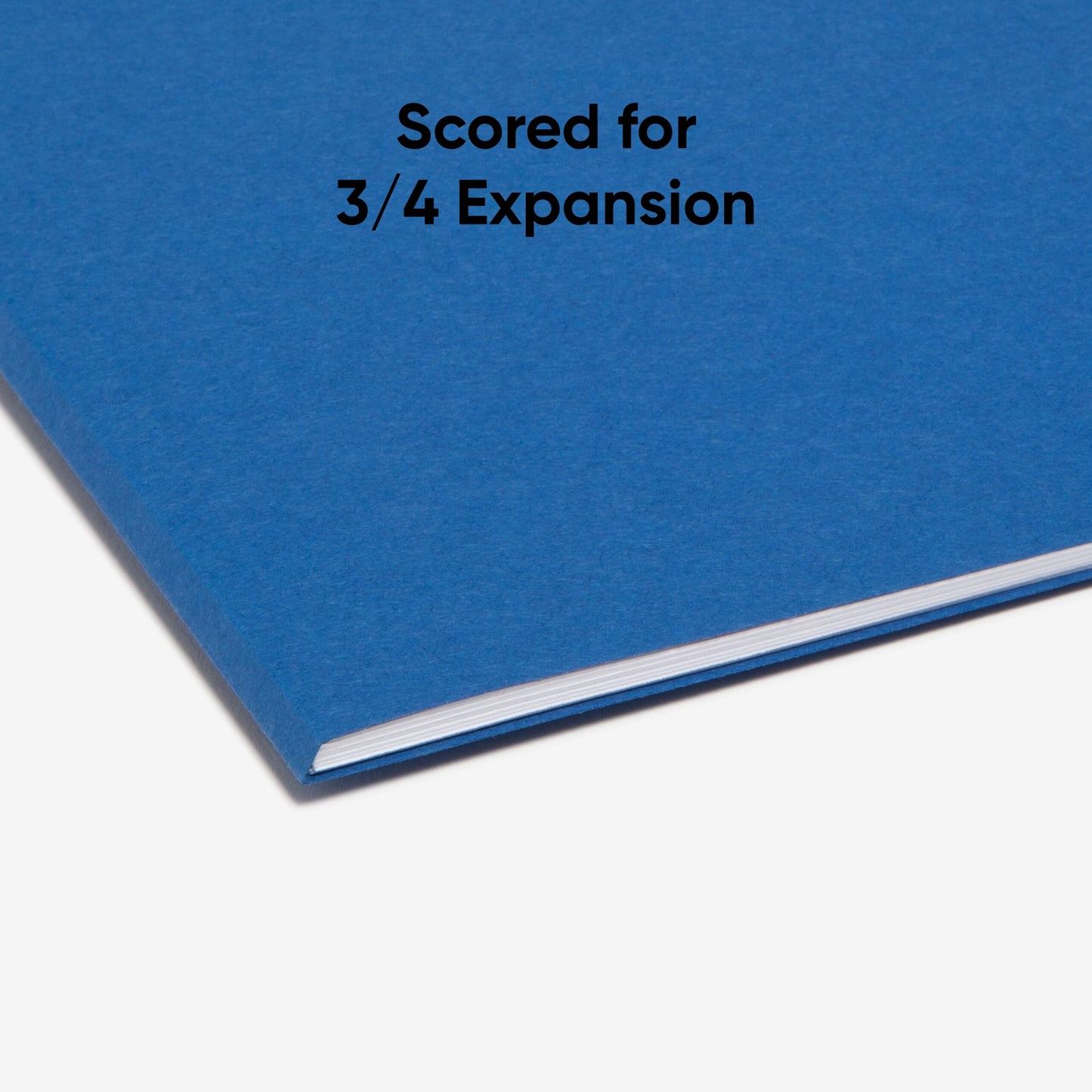 Standard File Folders, 1/3-Cut Tab, Navy Color, Letter Size, Set of 100, 086486131933